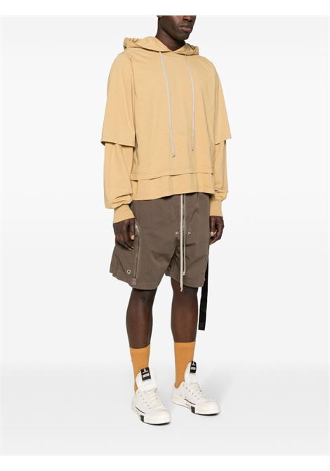 Felpa hustler in giallo - uomo RICK OWENS DRKSHDW | DU01D1281RN42